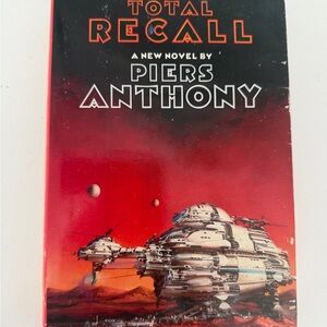 Total Recall Novel by Piers Anthony- First Edition Rare Vintage Movie
